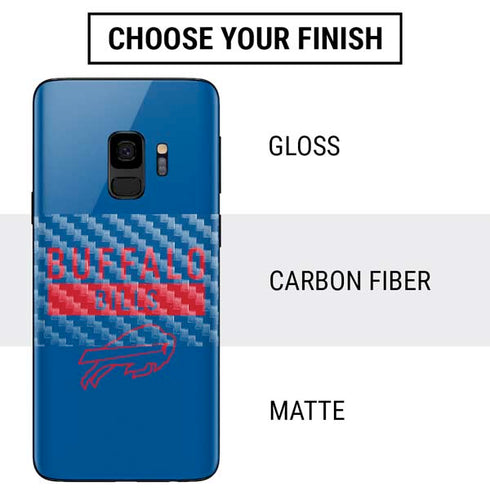 NFL Buffalo Bills Blue Performance Series Galaxy S9 Skin