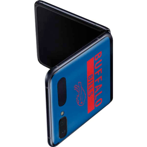 NFL Buffalo Bills Blue Performance Series Galaxy Z Flip Skin