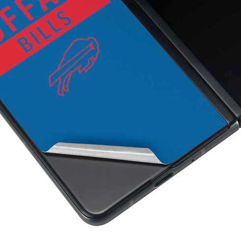 NFL Buffalo Bills Blue Performance Series Galaxy Z Fold4 5G Skin