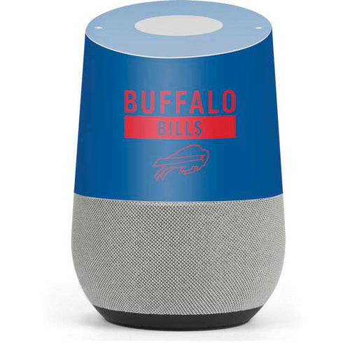 NFL Buffalo Bills Blue Performance Series Google Home Skin