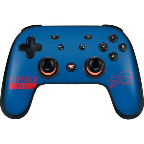 NFL Buffalo Bills Blue Performance Series Google Stadia Controller Skin