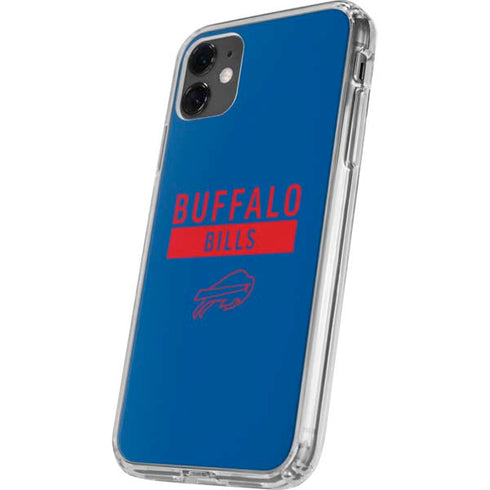 NFL Buffalo Bills Blue Performance Series iPhone 11 Clear Case
