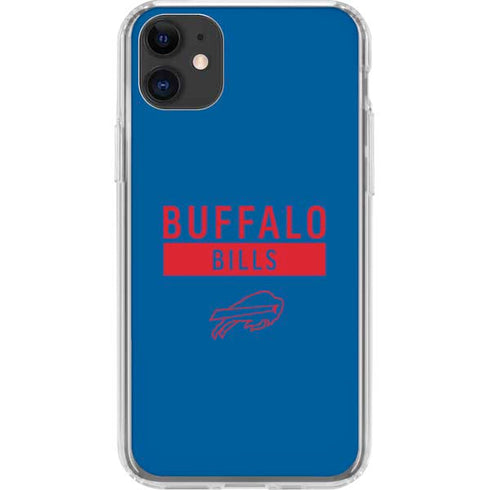 NFL Buffalo Bills Blue Performance Series iPhone 11 Clear Case