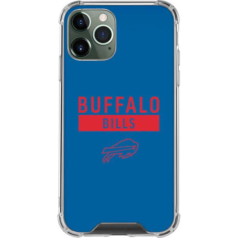NFL Buffalo Bills Blue Performance Series iPhone 11 Pro Max Clear Case