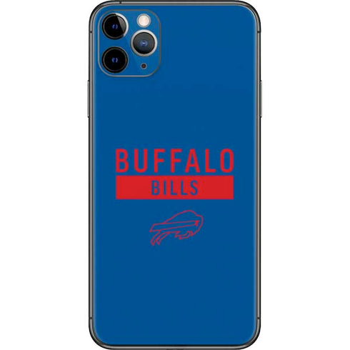 NFL Buffalo Bills Blue Performance Series iPhone 11 Pro Max Skin