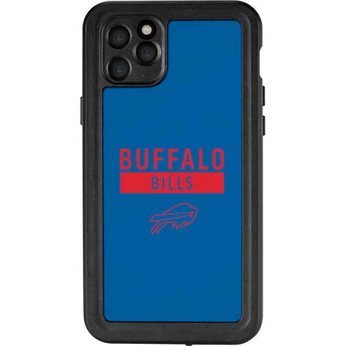 NFL Buffalo Bills Blue Performance Series iPhone 11 Pro Max Waterproof Case