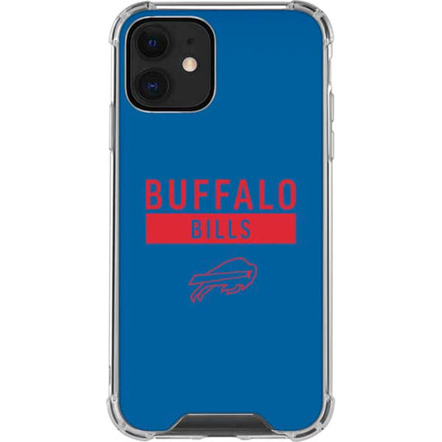 NFL Buffalo Bills Blue Performance Series iPhone 12 Clear Case