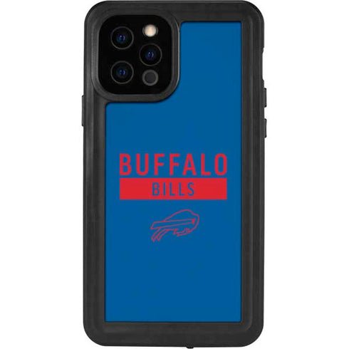 NFL Buffalo Bills Blue Performance Series iPhone 12 Pro Waterproof Case