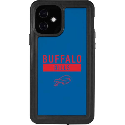 NFL Buffalo Bills Blue Performance Series iPhone 12 Waterproof Case