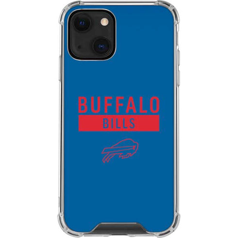 NFL Buffalo Bills Blue Performance Series iPhone 13 Mini Clear Case