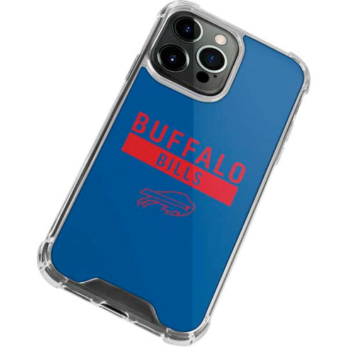 NFL Buffalo Bills Blue Performance Series iPhone 15 Pro Clear Case