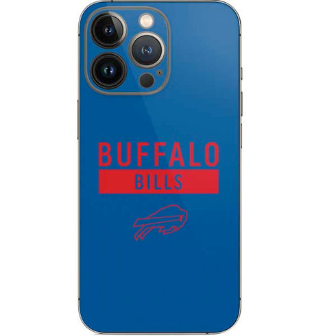 NFL Buffalo Bills Blue Performance Series iPhone 14 Pro Skin