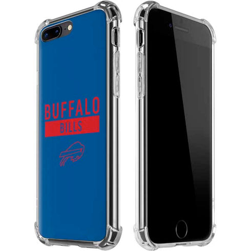 NFL Buffalo Bills Blue Performance Series iPhone 7/8 Plus Clear Case