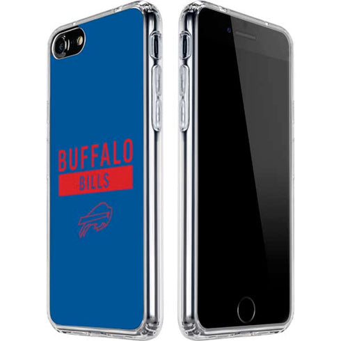 NFL Buffalo Bills Blue Performance Series iPhone SE (2nd & 3rd Gen) Clear Case