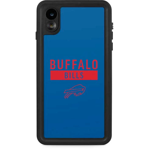 NFL Buffalo Bills Blue Performance Series iPhone XR Waterproof Case