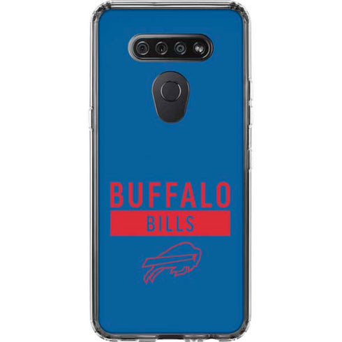 NFL Buffalo Bills Blue Performance Series LG K51/Q51 Clear Case