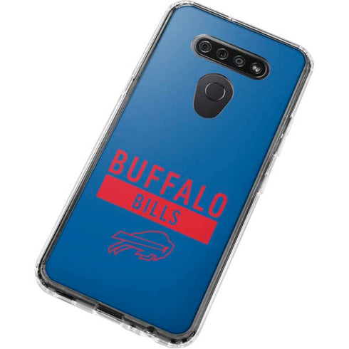 NFL Buffalo Bills Blue Performance Series LG K51/Q51 Clear Case