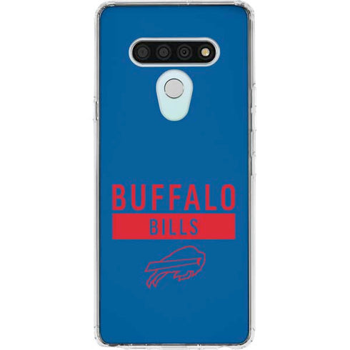 NFL Buffalo Bills Blue Performance Series LG Stylo 6 Clear Case