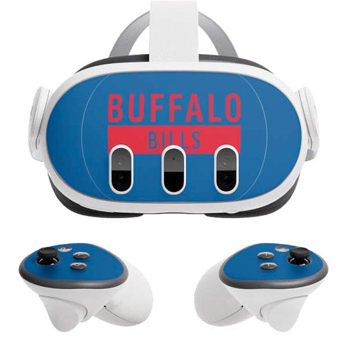 NFL Buffalo Bills Blue Performance Series Meta Quest 3 Skin