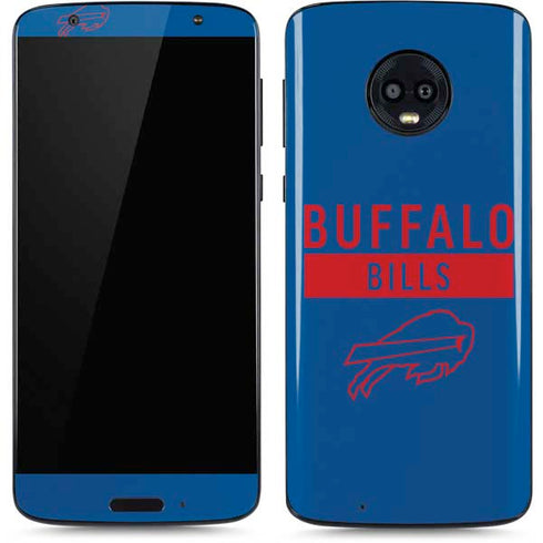 NFL Buffalo Bills Blue Performance Series Moto G6 Skin