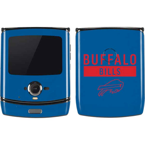 NFL Buffalo Bills Blue Performance Series Motorola RAZR Skin