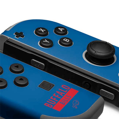 NFL Buffalo Bills Blue Performance Series Nintendo Joy-Con (L/R) Controller Skin