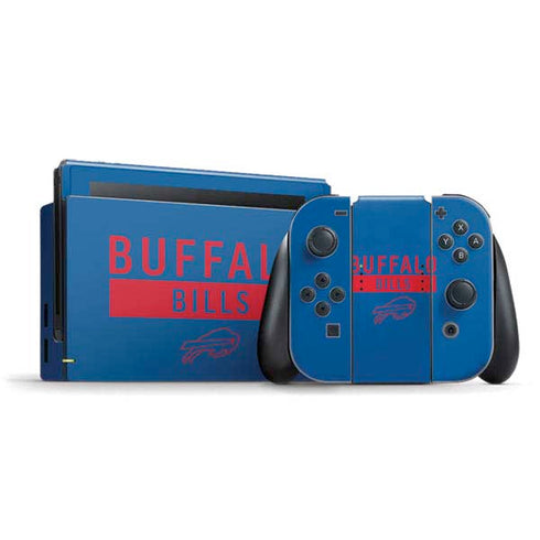 NFL Buffalo Bills Blue Performance Series Nintendo Switch Bundle Skin