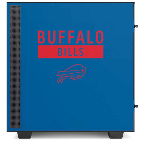 NFL Buffalo Bills Blue Performance Series NZXT H510 Compact ATX Mid-Tower Case Skin