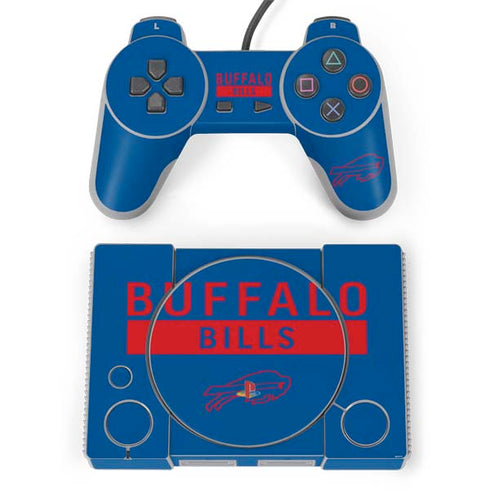 NFL Buffalo Bills Blue Performance Series PlayStation Classic Bundle Skin