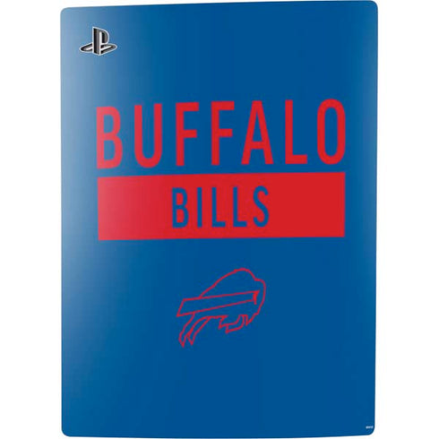 NFL Buffalo Bills Blue Performance Series PS5 Bundle Skin