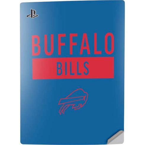 NFL Buffalo Bills Blue Performance Series PS5 Digital Edition Console Skin