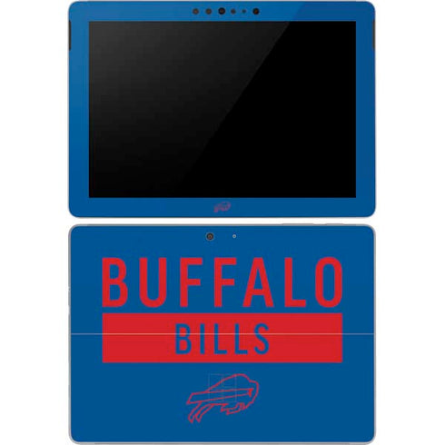 NFL Buffalo Bills Blue Performance Series Surface Go Skin
