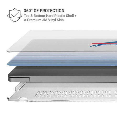 NFL Buffalo Bills Breakaway MacBook Pro 16in (2021-25) Case plus Skin