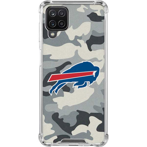 NFL Buffalo Bills Camo Galaxy A12 Clear Case