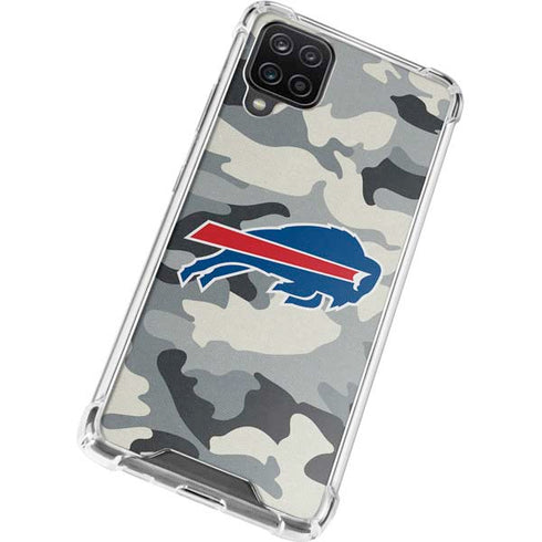 NFL Buffalo Bills Camo Galaxy A12 Clear Case
