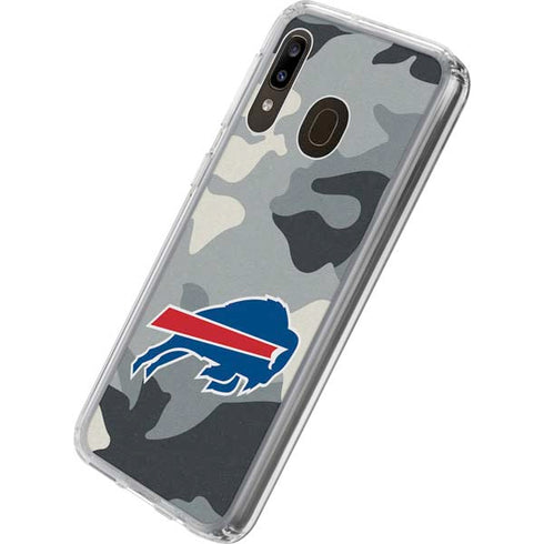 NFL Buffalo Bills Camo Galaxy A20 Clear Case