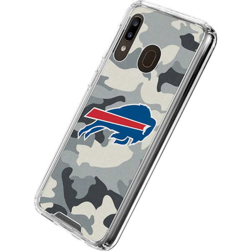 NFL Buffalo Bills Camo Galaxy A30 Clear Case
