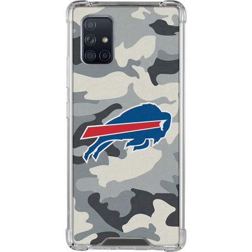 NFL Buffalo Bills Camo Galaxy A71 5G Clear Case