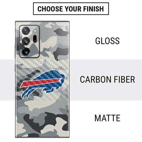 NFL Buffalo Bills Camo Galaxy Note20 Ultra 5G Skin