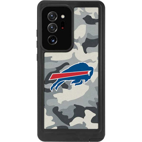 NFL Buffalo Bills Camo Galaxy Note20 Ultra 5G Waterproof Case