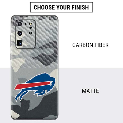 NFL Buffalo Bills Camo Galaxy S20 Ultra 5G Skin