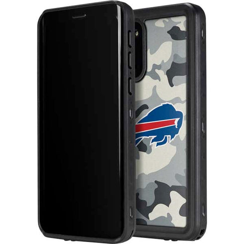 NFL Buffalo Bills Camo Galaxy S20 Waterproof Case