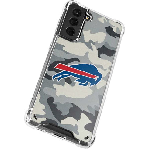 NFL Buffalo Bills Camo Galaxy S21 Plus 5G Clear Case