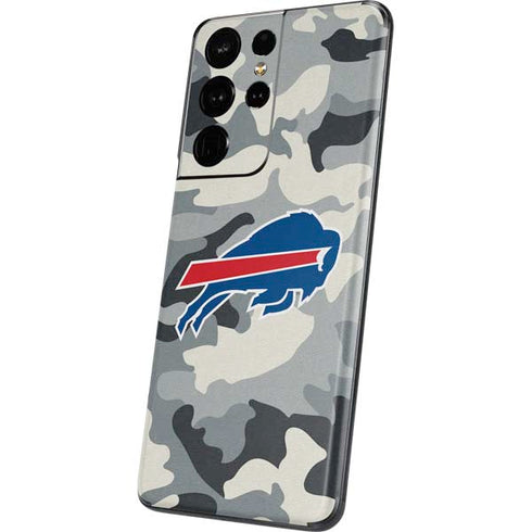 NFL Buffalo Bills Camo Galaxy S21 Ultra 5G Skin