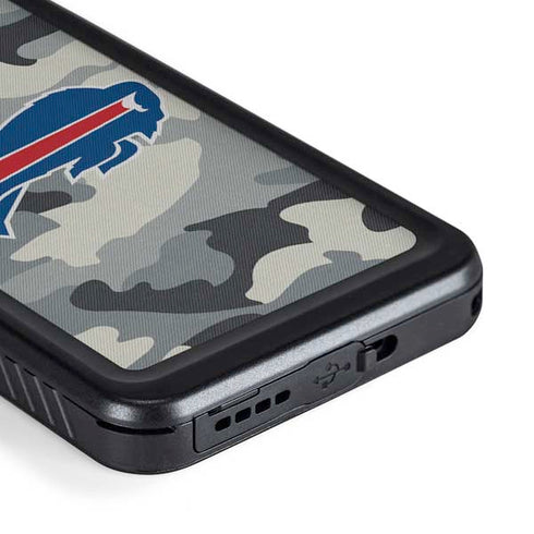 NFL Buffalo Bills Camo Galaxy S23 Plus Waterproof Case