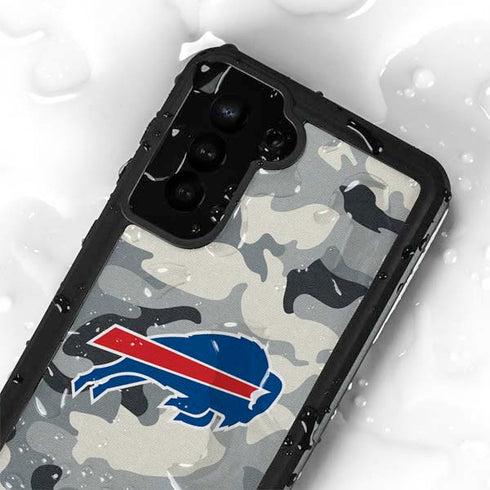 NFL Buffalo Bills Camo Galaxy S23 Plus Waterproof Case