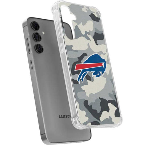 NFL Buffalo Bills Camo Galaxy S24 Plus Clear Case