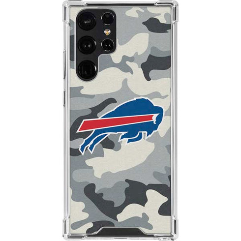NFL Buffalo Bills Camo Galaxy S24 Ultra Clear Case