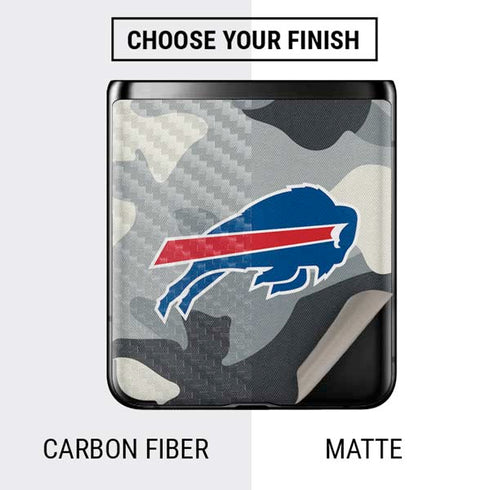 NFL Buffalo Bills Camo Galaxy Z Flip Skin