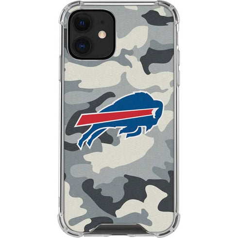 NFL Buffalo Bills Camo iPhone 12 Mini Clear Case
